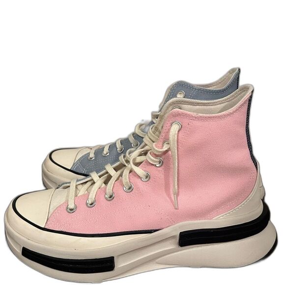 Converse run star legacy pink and blue platform sneakers. 10. - Picture 1 of 6